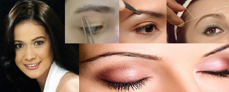 How To Pluck Eyebrows For The First Time. Shape of eyebrows is very